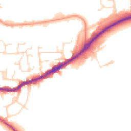 Daytime road noise heatmap for S42 5RD