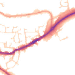 Daytime road noise heatmap for S42 5RE