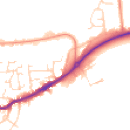 Daytime road noise heatmap for S42 5RF