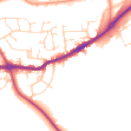 Daytime road noise heatmap for S42 5RH