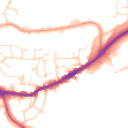 Daytime road noise heatmap for S42 5RL