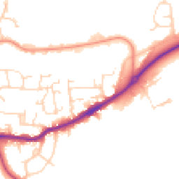 Daytime road noise heatmap for S42 5RP