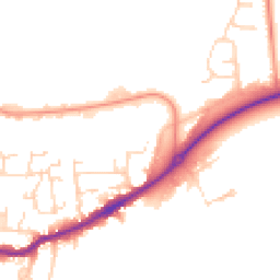 Daytime road noise heatmap for S42 5SB