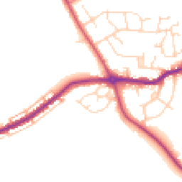 Daytime road noise heatmap for S42 5UQ