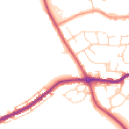 Daytime road noise heatmap for S42 5WE