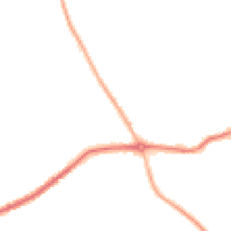 Night-time road noise heatmap for S42 5WF