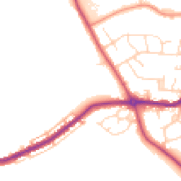 Daytime road noise heatmap for S42 5WQ