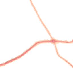 Night-time road noise heatmap for S42 5WQ