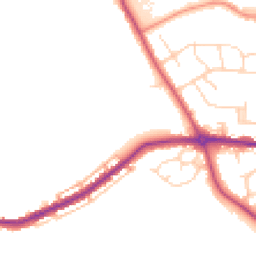 Daytime road noise heatmap for S42 5WR