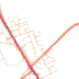Daytime road noise heatmap for S42 5YD