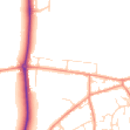 Daytime road noise heatmap for S42 6BP