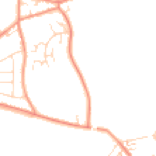 Daytime road noise heatmap for S42 6BX