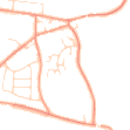 Daytime road noise heatmap for S42 6DJ