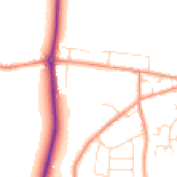 Daytime road noise heatmap for S42 6EE