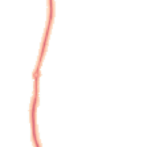 Night-time road noise heatmap for S42 6ER