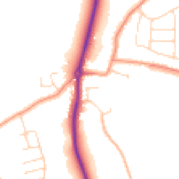 Daytime road noise heatmap for S42 6FF