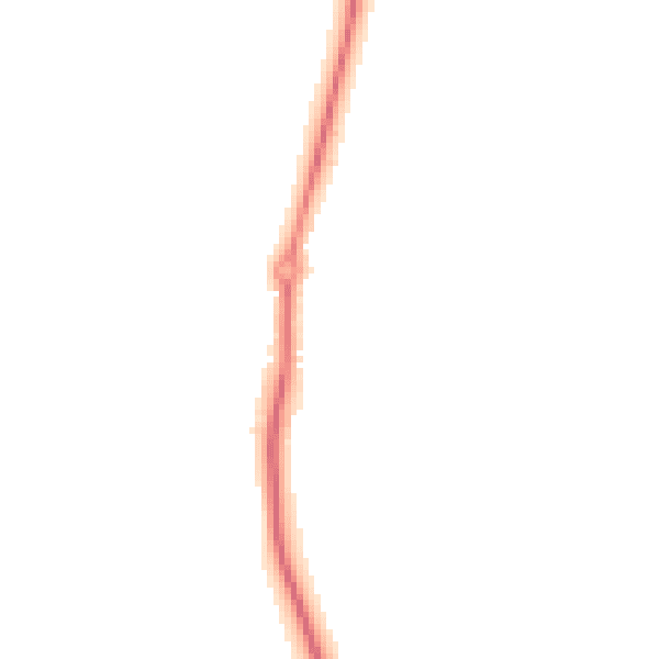 Night-time road noise heatmap for S42 6FF