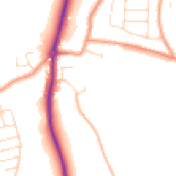 Daytime road noise heatmap for S42 6FS
