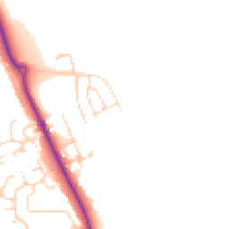 Daytime road noise heatmap for S42 6FT