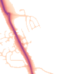 Daytime road noise heatmap for S42 6GF