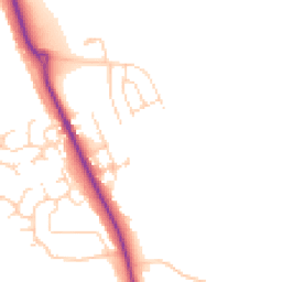 Daytime road noise heatmap for S42 6GG