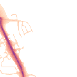 Daytime road noise heatmap for S42 6GH