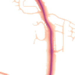 Daytime road noise heatmap for S42 6GS