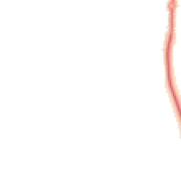 Night-time road noise heatmap for S42 6HE