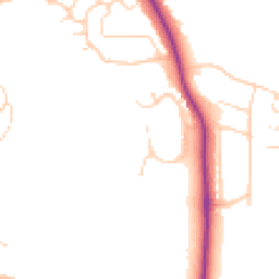 Daytime road noise heatmap for S42 6HL