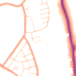 Daytime road noise heatmap for S42 6HU