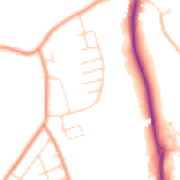 Daytime road noise heatmap for S42 6JB