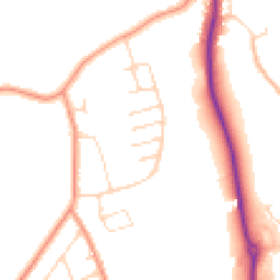 Daytime road noise heatmap for S42 6JD