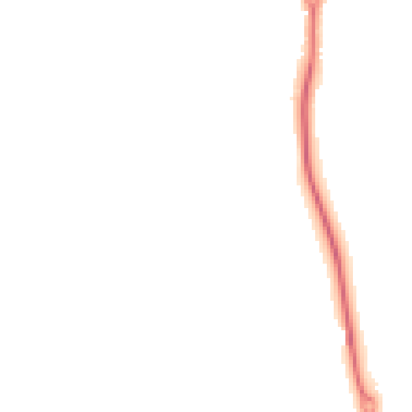Night-time road noise heatmap for S42 6JF