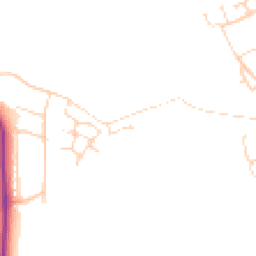 Daytime road noise heatmap for S42 6JN