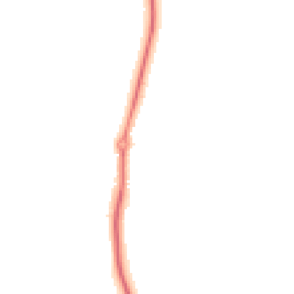 Night-time road noise heatmap for S42 6LE