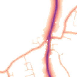 Daytime road noise heatmap for S42 6LT