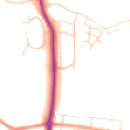 Daytime road noise heatmap for S42 6NL