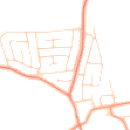 Daytime road noise heatmap for S42 6SE