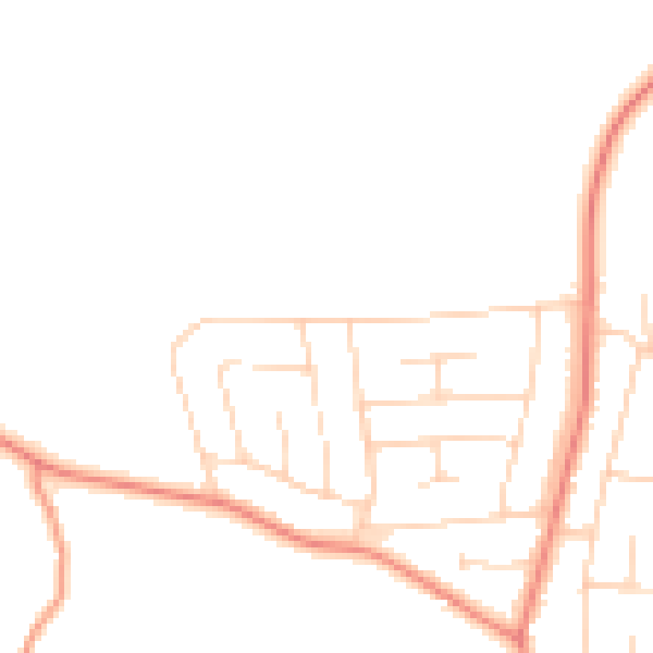 Daytime road noise heatmap for S42 6SR
