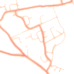 Daytime road noise heatmap for S42 6XE