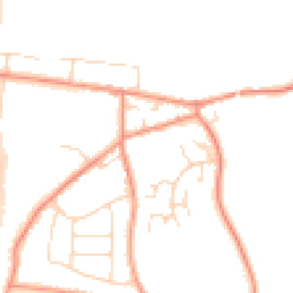 Daytime road noise heatmap for S42 6XS