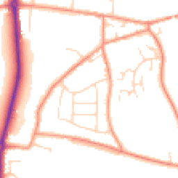 Daytime road noise heatmap for S42 6YB