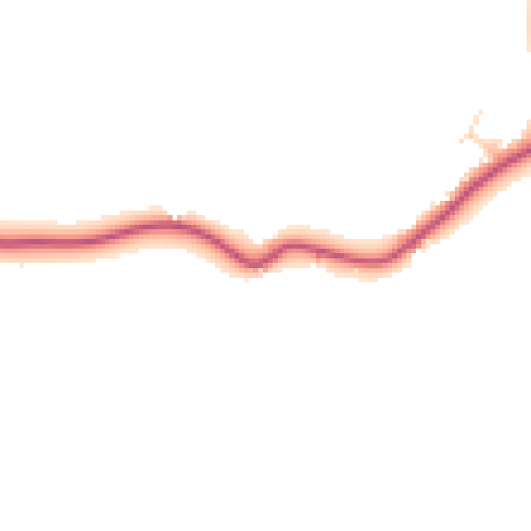 Daytime road noise heatmap for S42 7AT