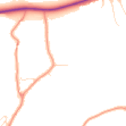 Daytime road noise heatmap for S42 7DT