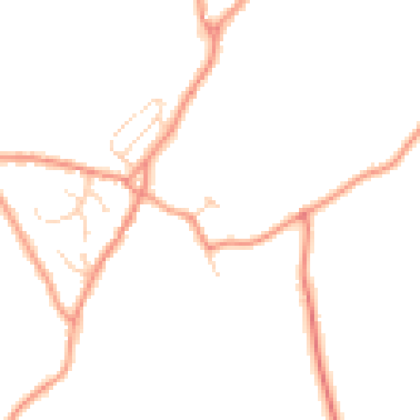 Daytime road noise heatmap for S42 7EH