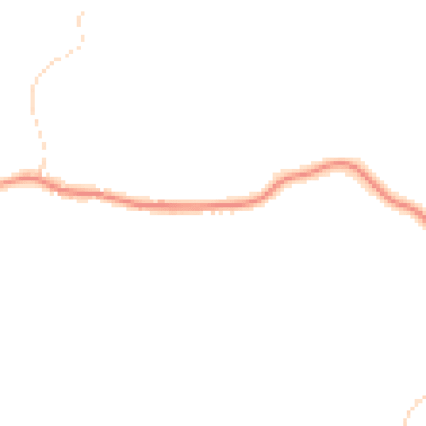 Daytime road noise heatmap for S42 7JG