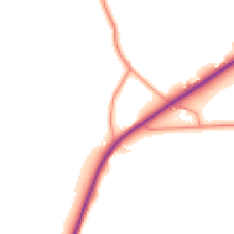 Daytime road noise heatmap for S42 7LJ