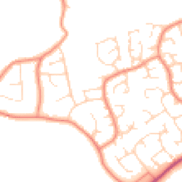 Daytime road noise heatmap for S42 7LS