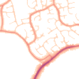 Daytime road noise heatmap for S42 7NB