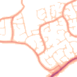 Daytime road noise heatmap for S42 7NG